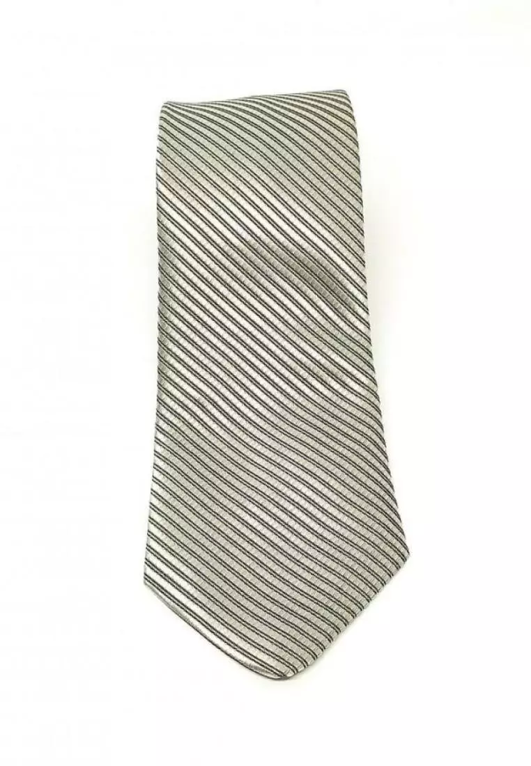 Houseofcuff Dasi Neck Tie Motif Silver Listed Neck Tie