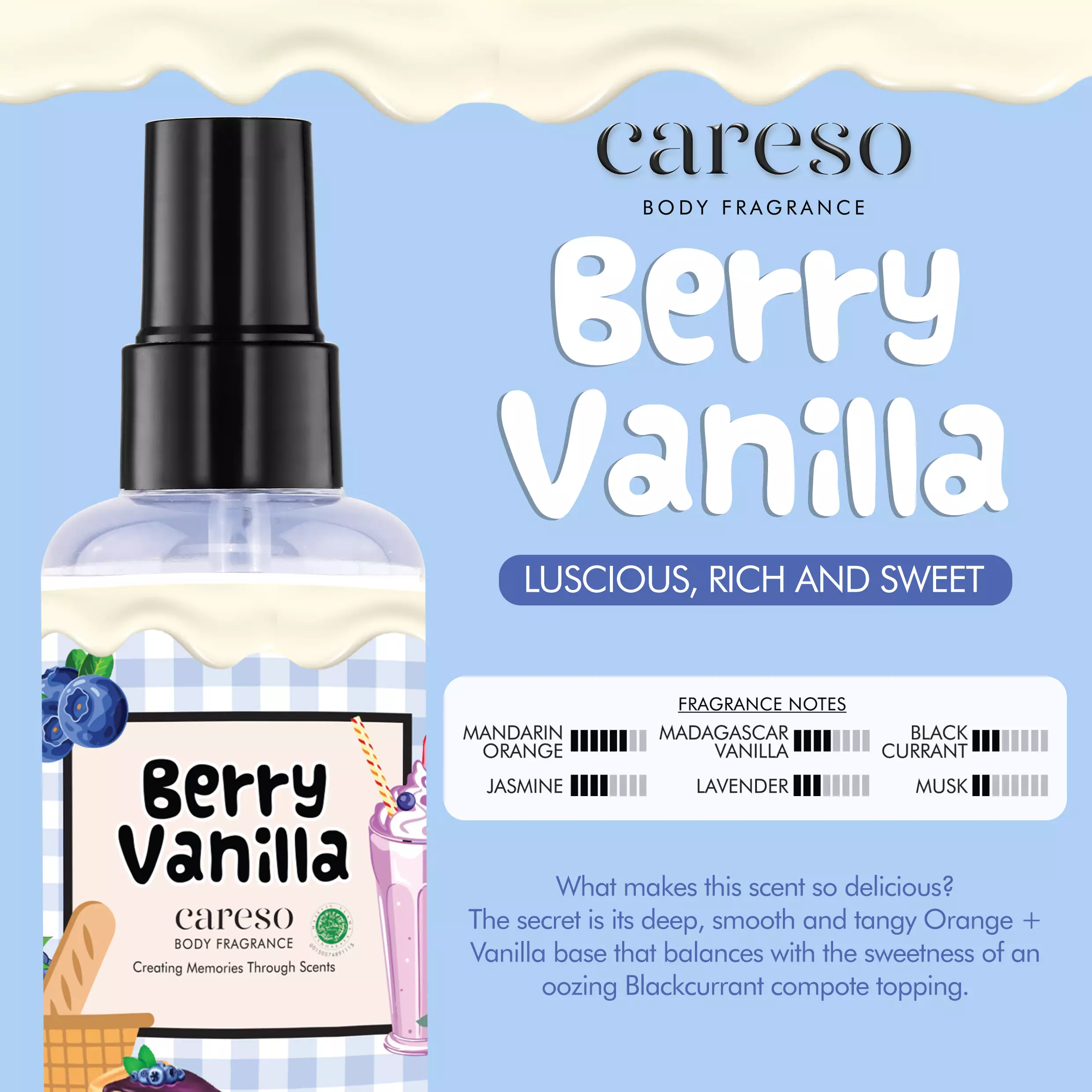 CARESO Berry Vanilla - 100ml