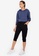 ZALORA ACTIVE navy Cropped Hoodie EB7CCAA6A861F6GS_4