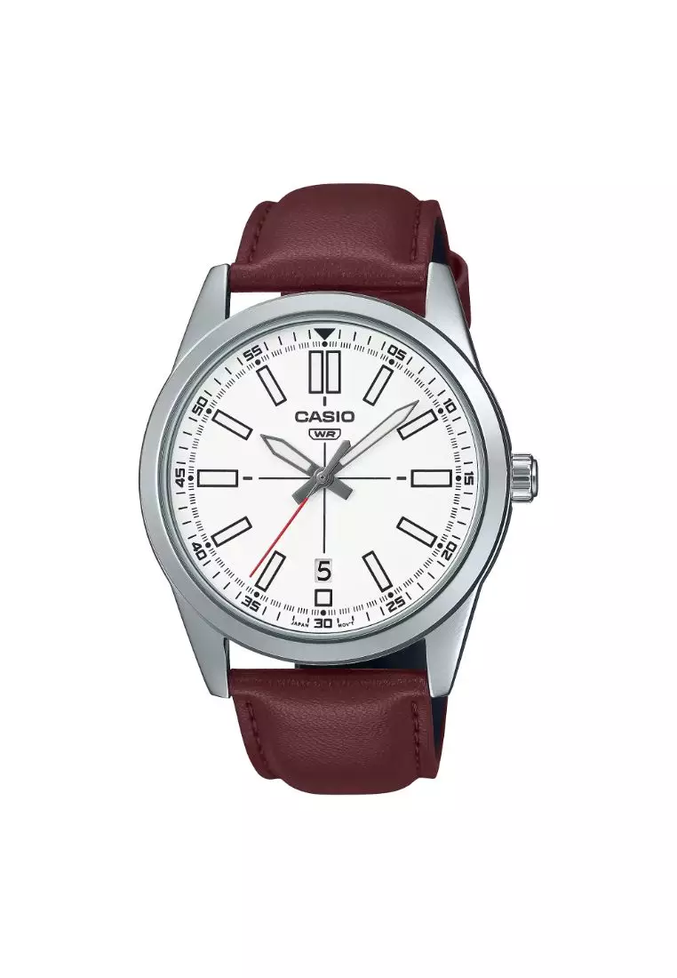 Buy Casio Watches Casio Men s Analog Watch MTP VD02L 7E Brown