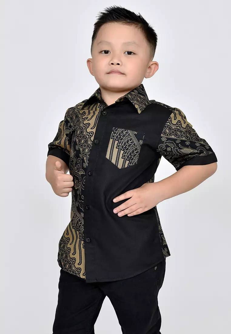 KEMEJA BATIK ANAK LIONEL LAURA