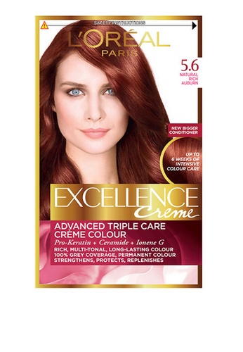 Buy L Oreal Paris Loreal Paris Excellence Creme Triple Care Hair Color Red Light Brown 5 6 World S No 1 2021 Online Zalora Philippines