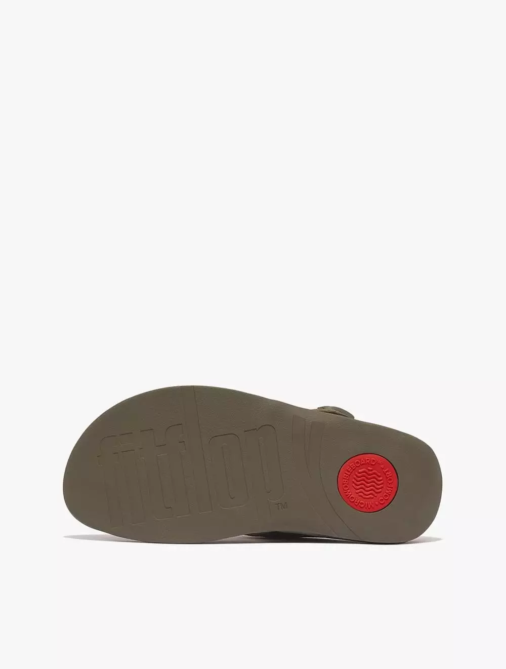 Fitflop Trakk Ii Men's Water-Resistant Toe-Post Sandals - Deep Olive/Lime