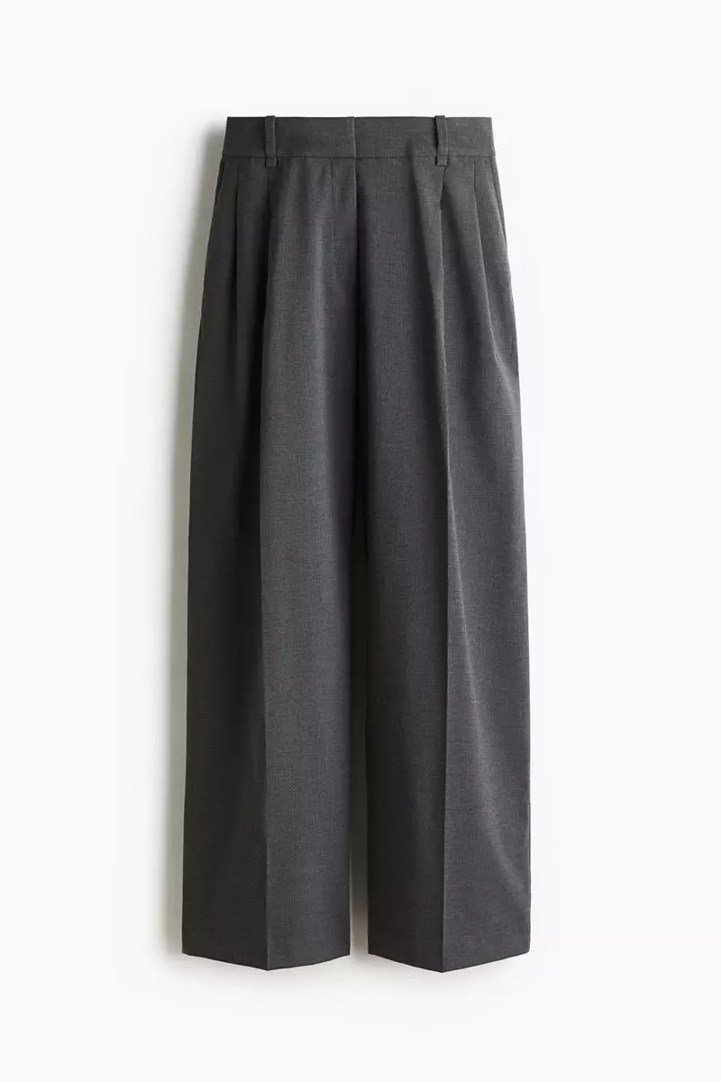 Wide tailored trousers