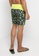BLEND green Neon Leaf Print Swim Shorts F8069US455B412GS_2