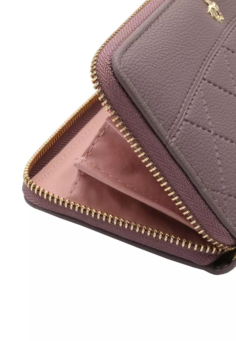 Women's Long Zipper Wallet - Purple