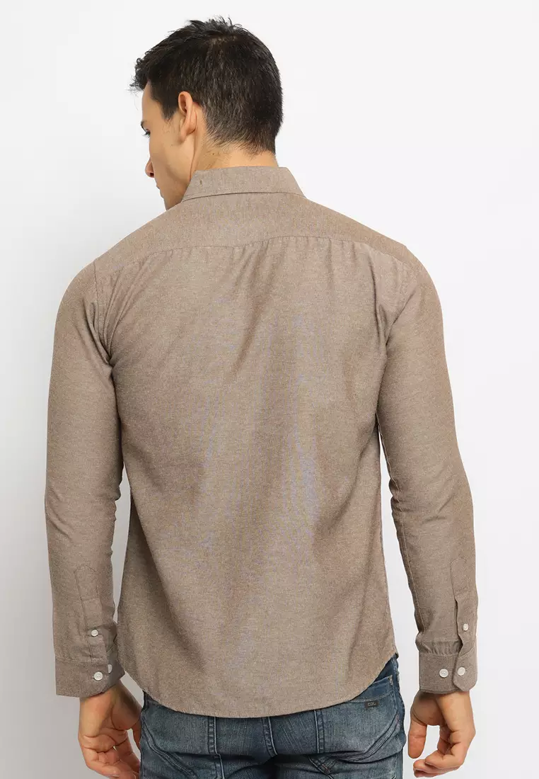 Brown Oxford Shirt