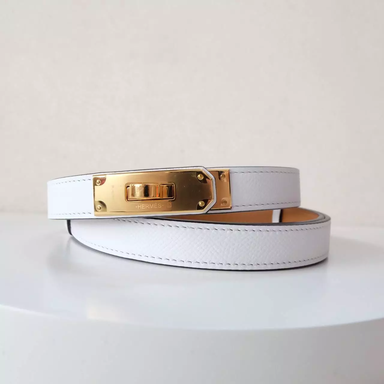 Kelly Belt White GHW