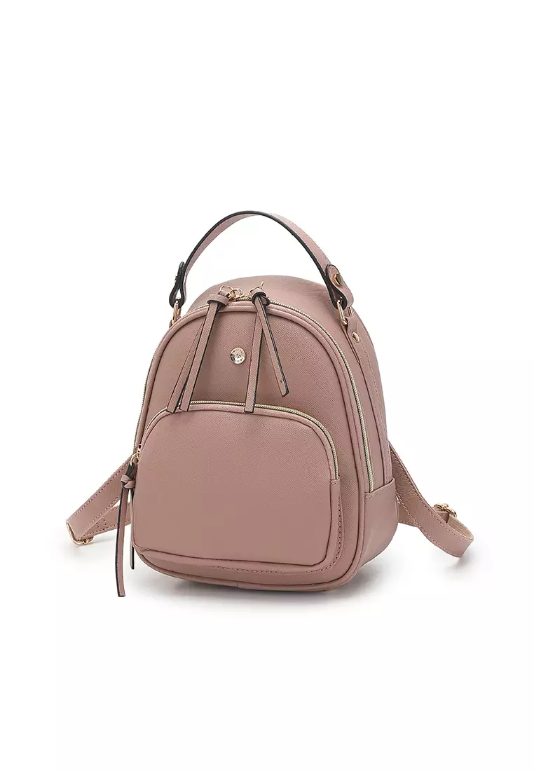 Women's Casual 2-Way Backpack - Pink