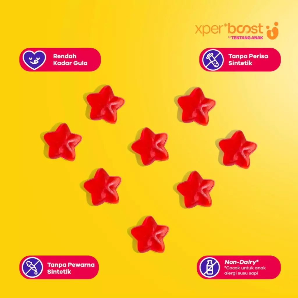 Expert Care Boost VitKids Gummy Multivitamin 30 pcs - Supplemen Vitamin & Mineral Anak