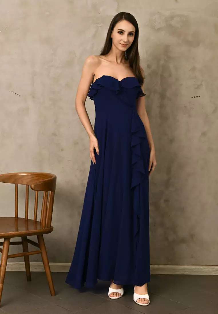 Off Shoulder Maxi Dress