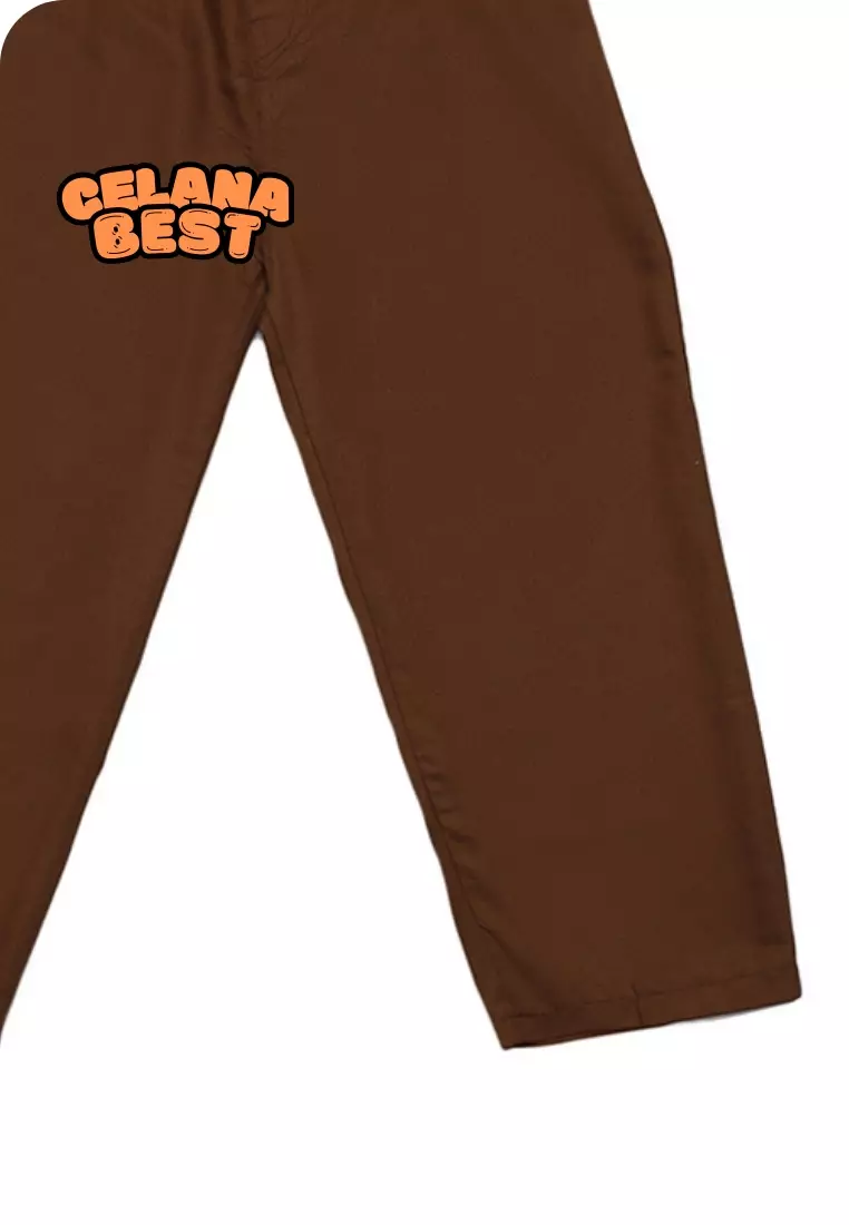 Celana Panjang Katun Best Ultra Coklat - (Brown)