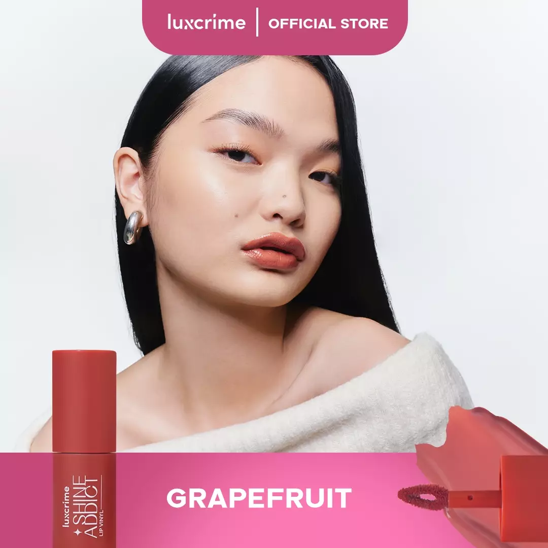 Luxcrime Shine Addict Lip Vinyl - Grapefruit