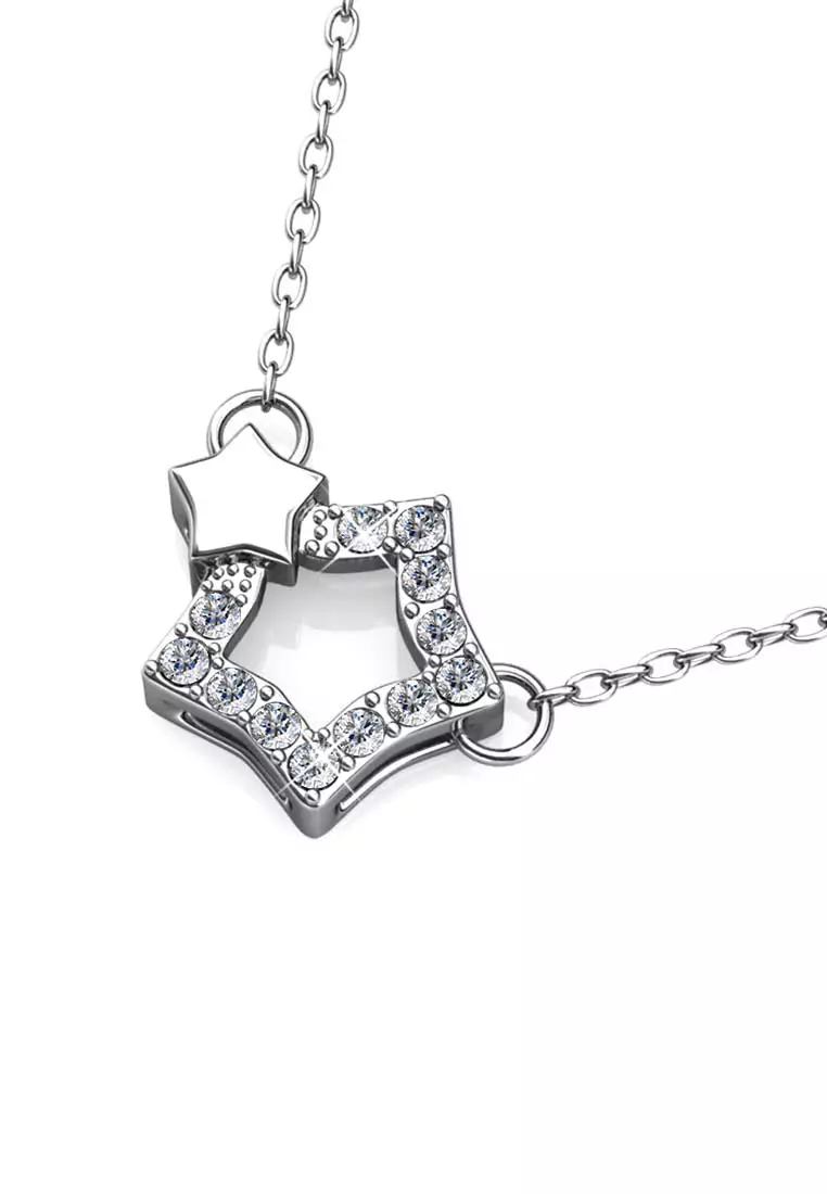 Starlight Pendant WG - Kalung Crystal by Her Jewellery