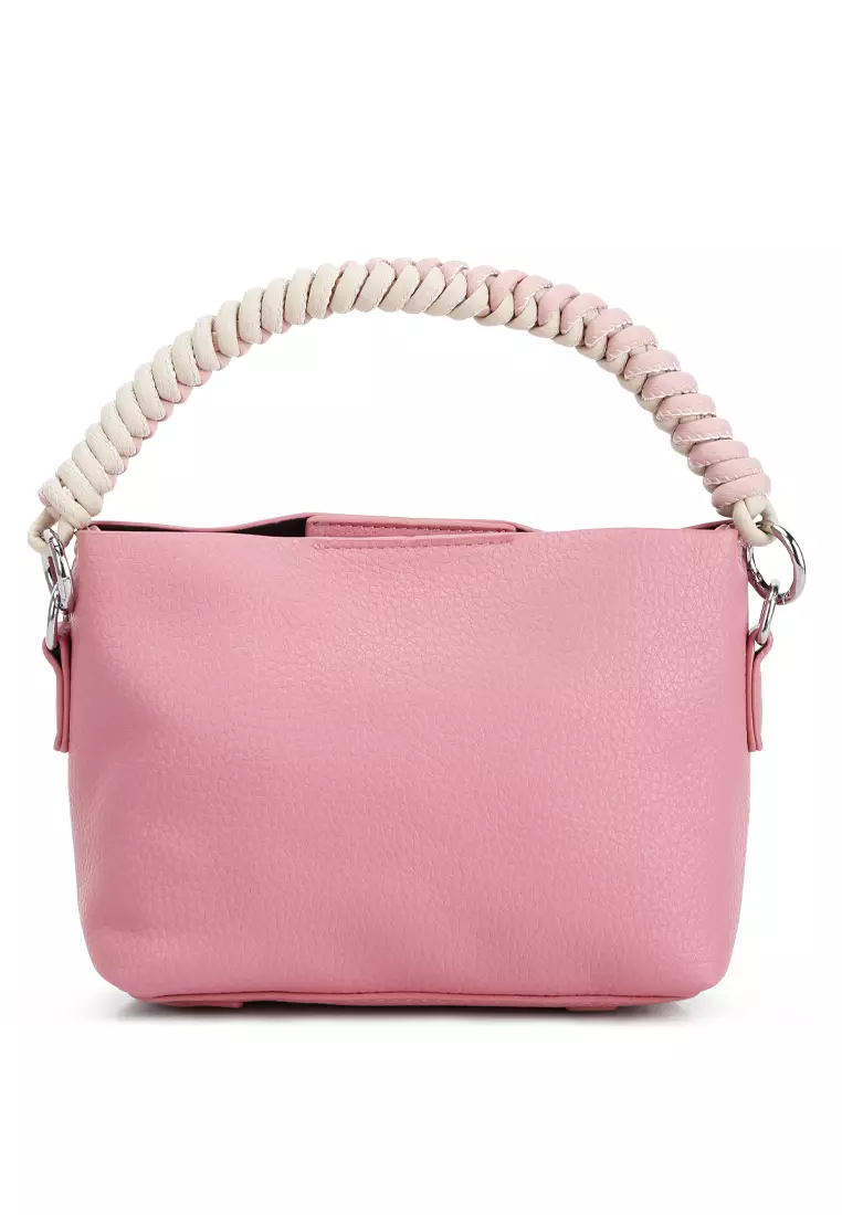 Cable Cord Strap Mini Bag In Rose
