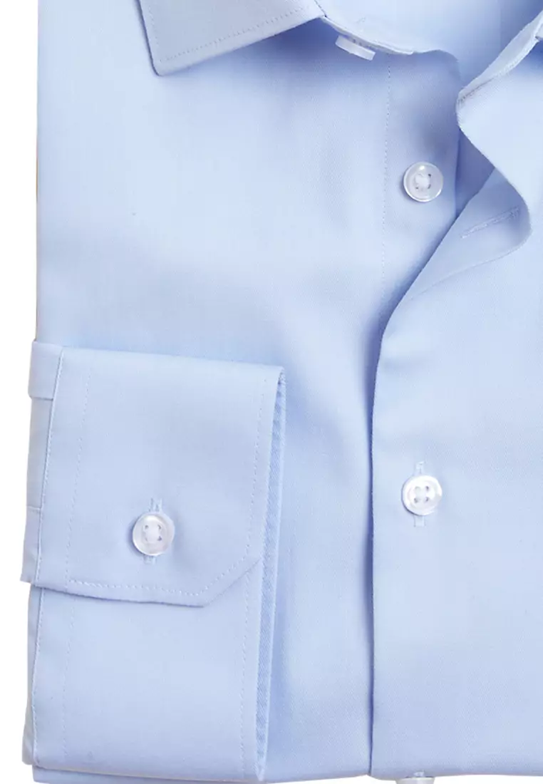 Slim Fit Easy Iron Pure Cotton Shirt