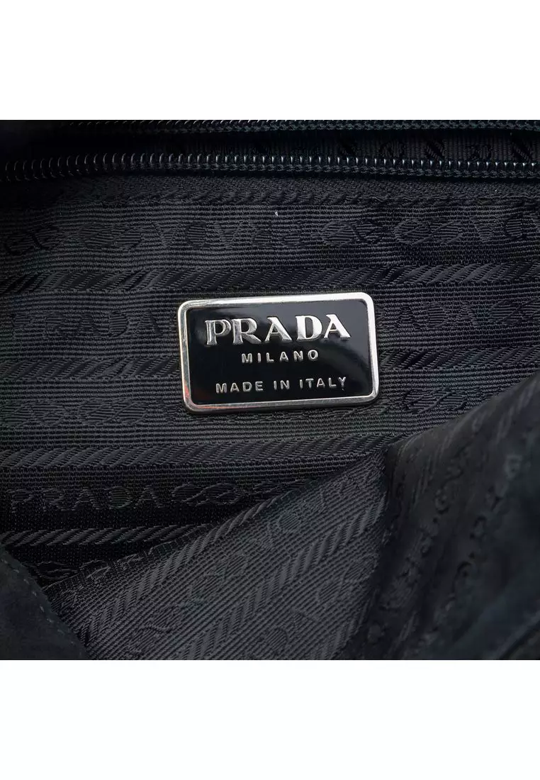 Pre-Loved Prada Wool Shoulder Bag