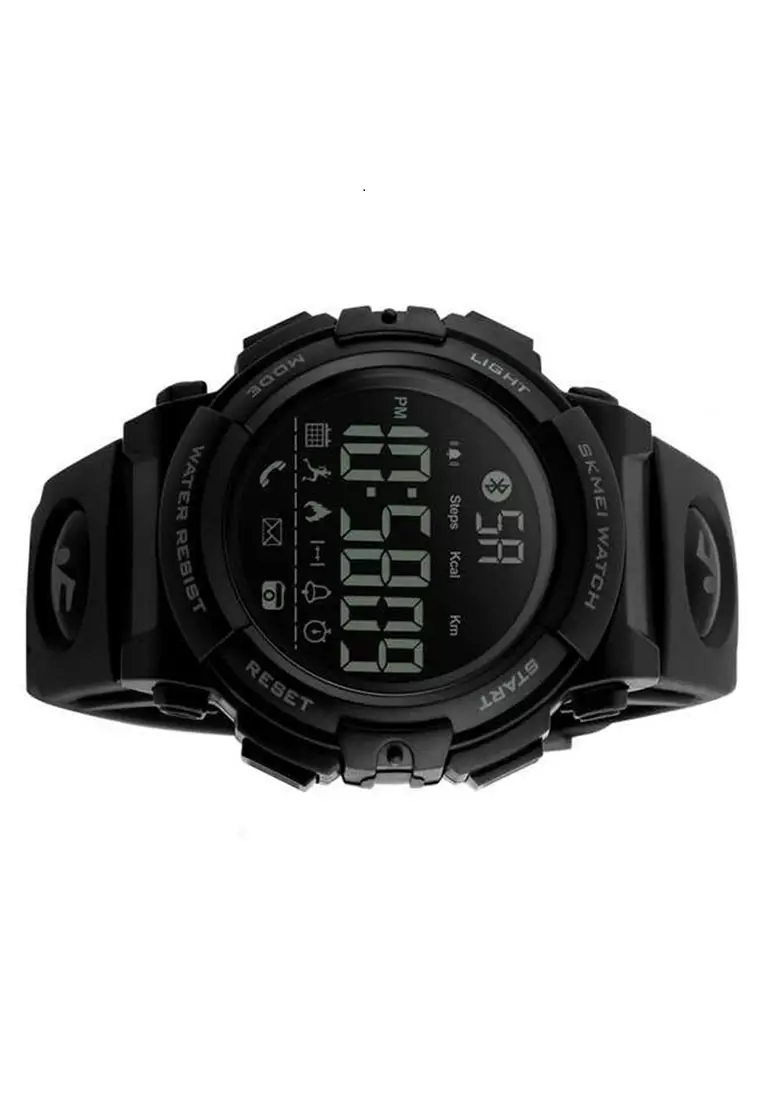 Jam Tangan Olahraga Smartwatch Bluetooth Sporty Waterproof Strap Tali Material Silicone BK05 ORIGINAL