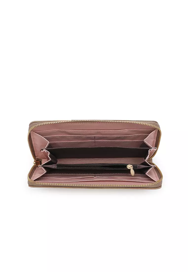 Women's Long Purse / Wallet - Deep Apricot