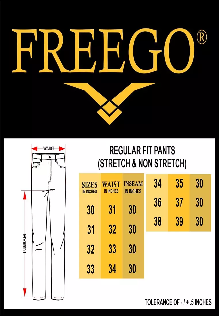 Denim Long Pants Regular Fit