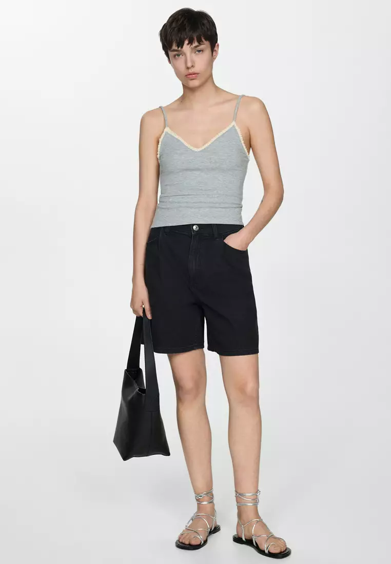 Mango shorts online hotsell