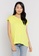Noisy May yellow Athilde Short Sleeves Loose Long Tee A1F99AA167ED6AGS_1