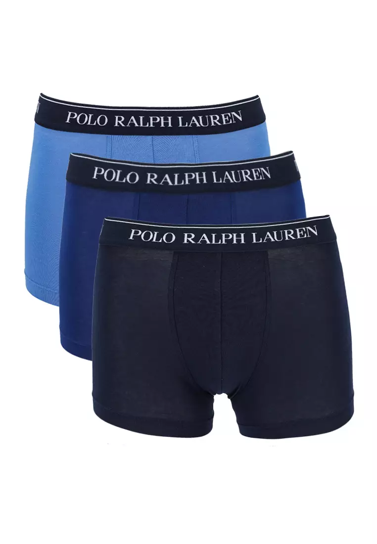 Pack of 3 boxers in cotton, multi-coloured, Polo Ralph Lauren