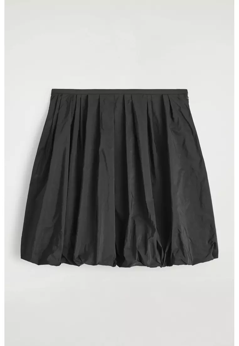 BUBBLE-HEM MINI SKIRT