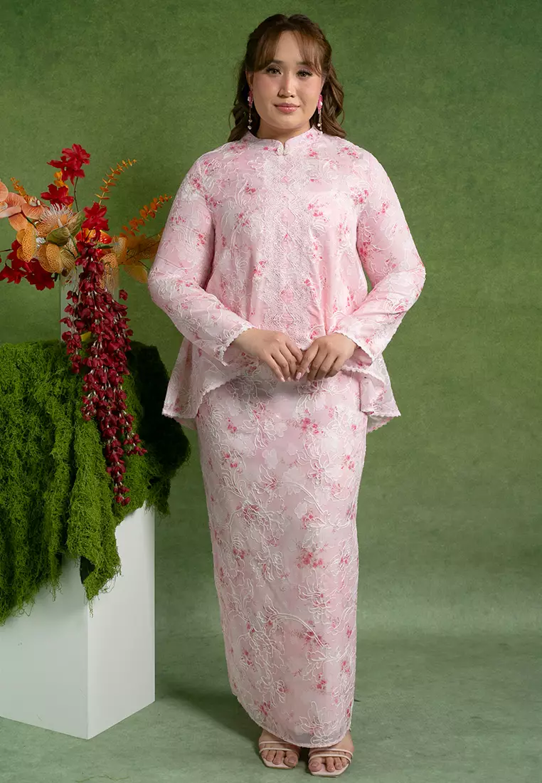 Lena Plus Size Babydoll Kurung Set