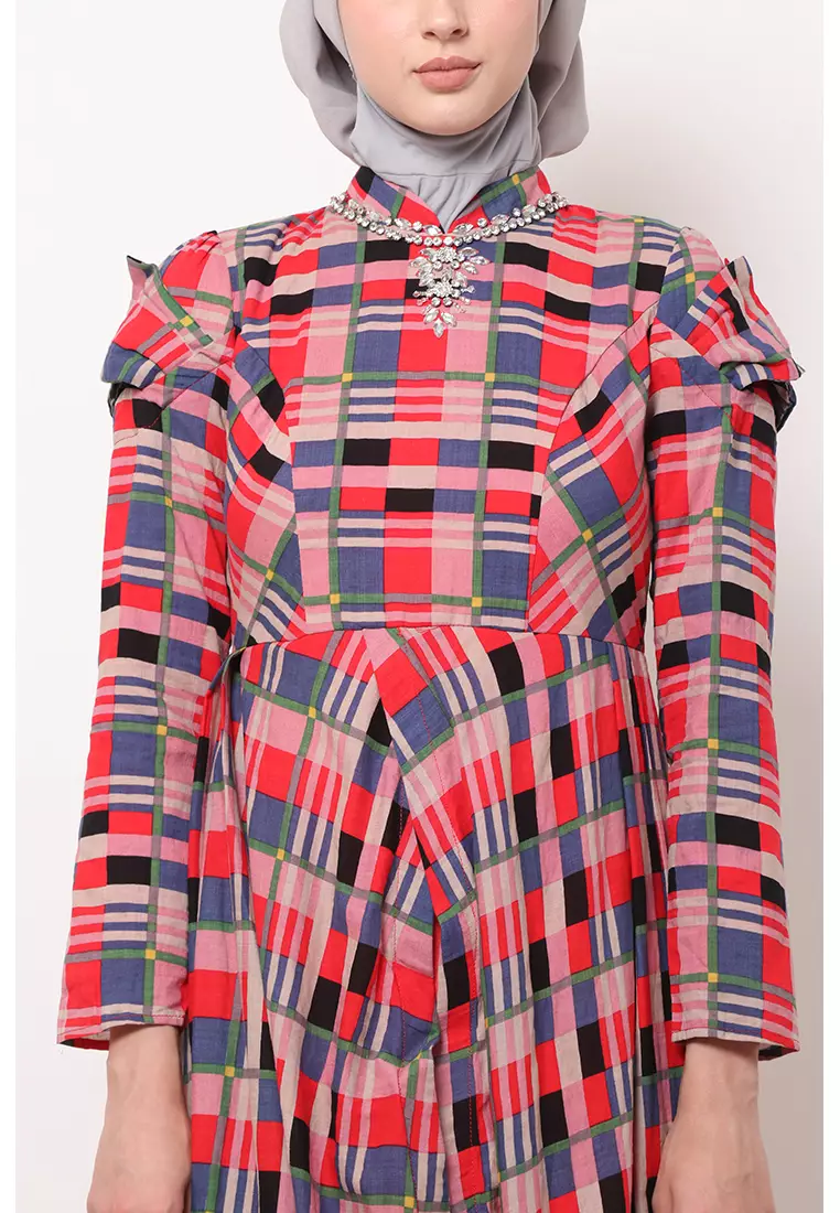 Zetaa Gamis Katun Satin