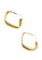 midzone gold MIDZONE Minimalist Ins Collection S925 Pin Earring DE4F1AC6946721GS_2