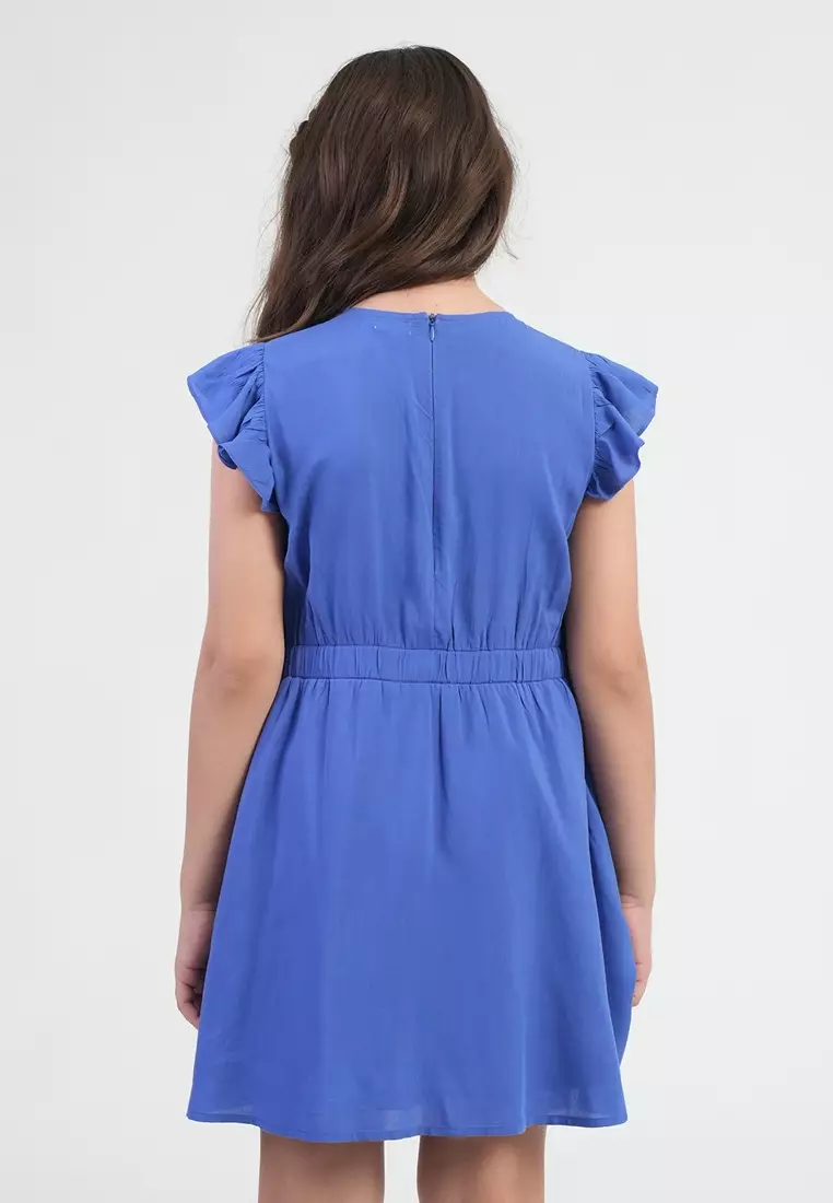 Treehouse Girls Bella Ruffle-Sleeve Girl's Dress
