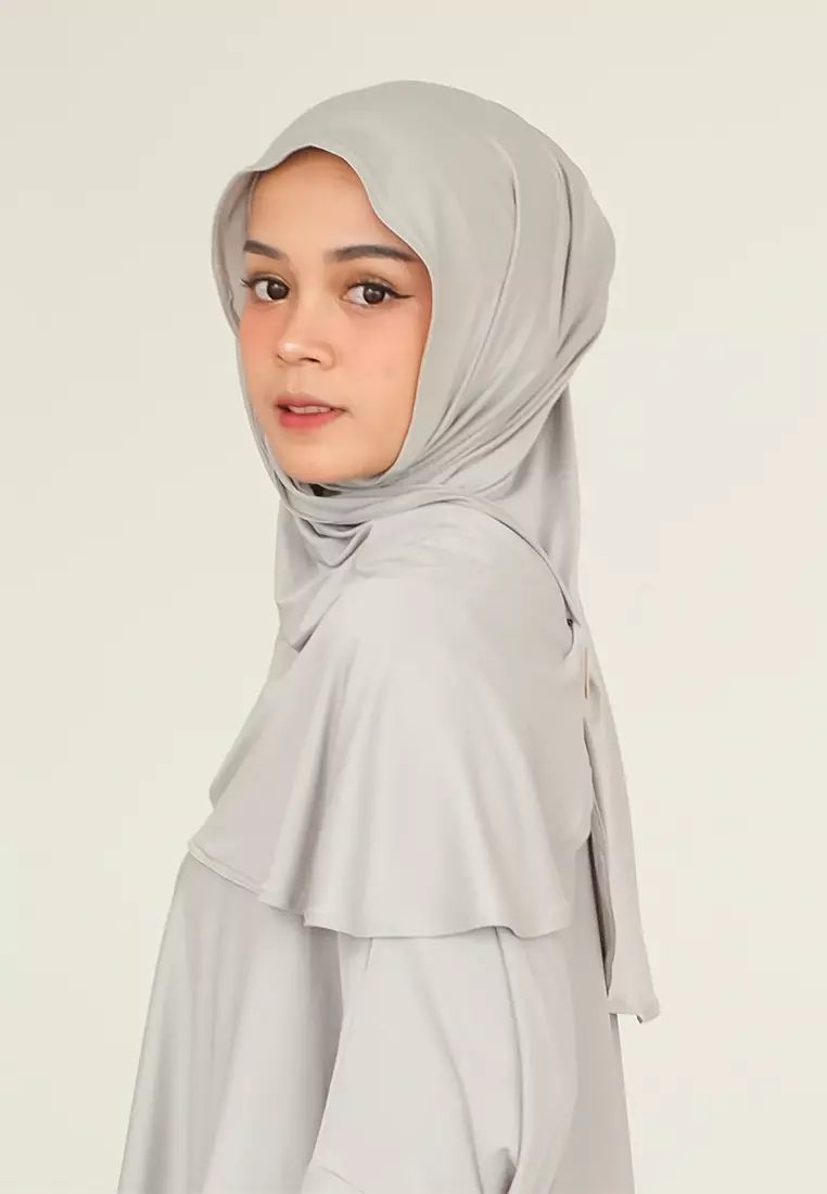 Najma Shawl Light Grey