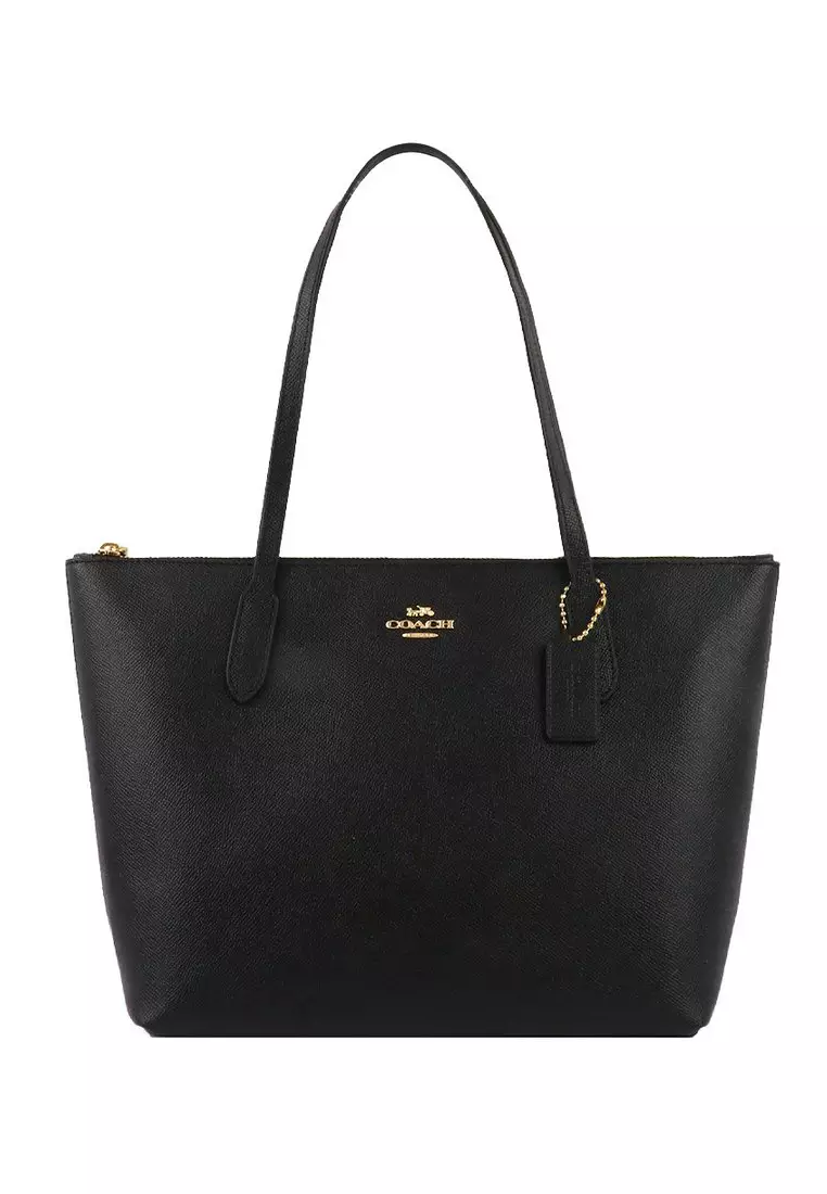 Coach city zip hot sale tote black