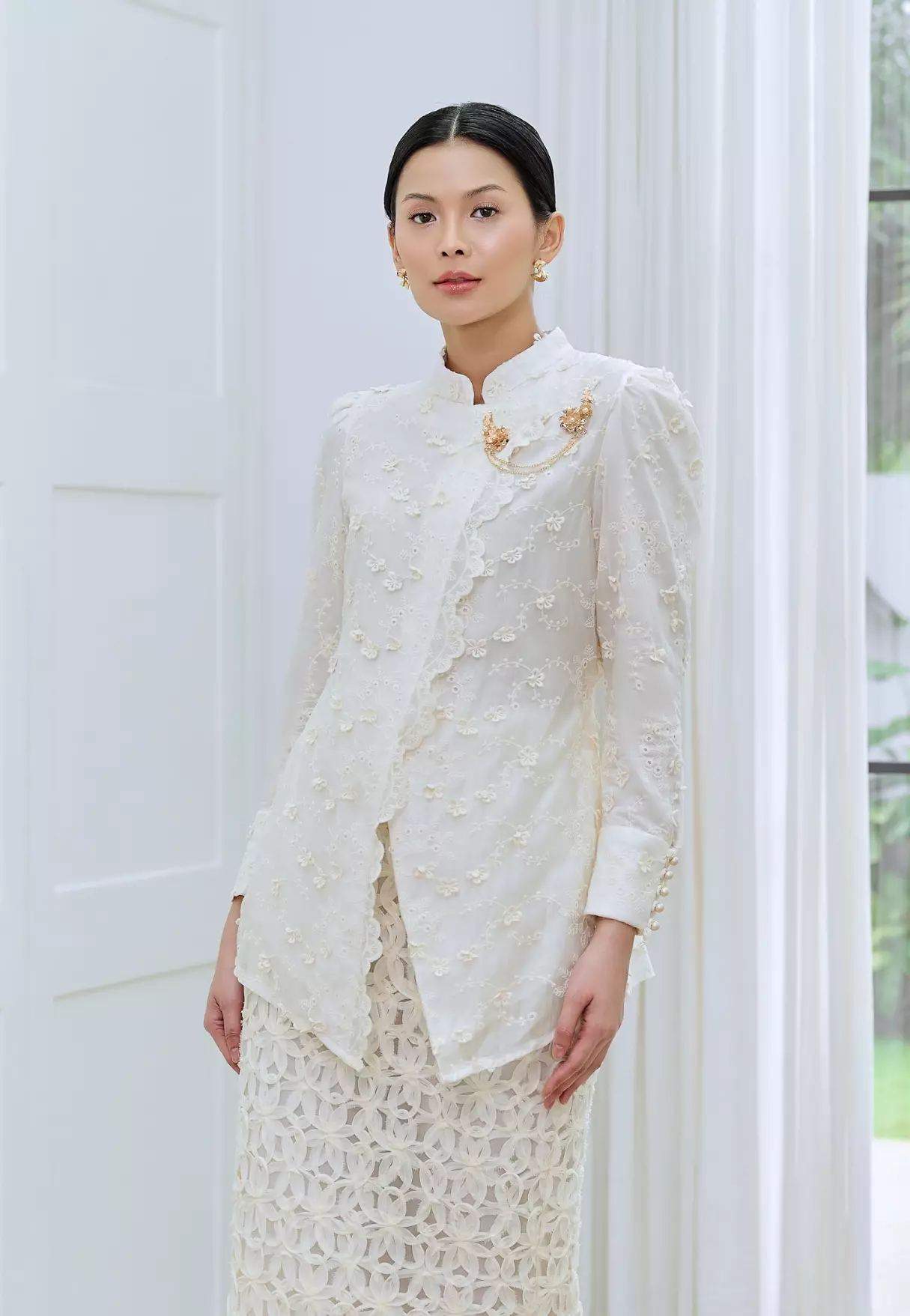 Naira Blouse - Ivory
