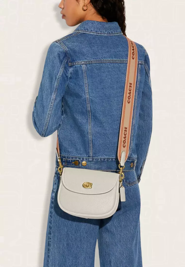 Coach Willow Saddle Bag Chalk