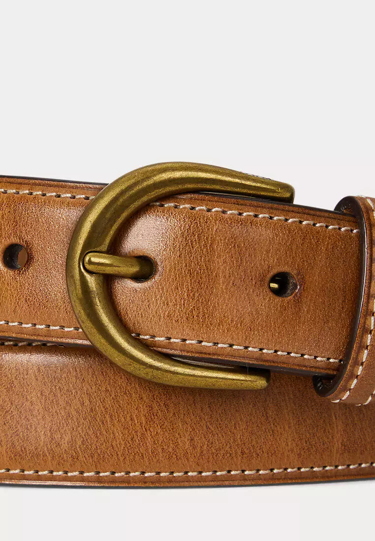 Buy Polo Ralph Lauren Full-Grain Leather Belt 2026 Online | ZALORA