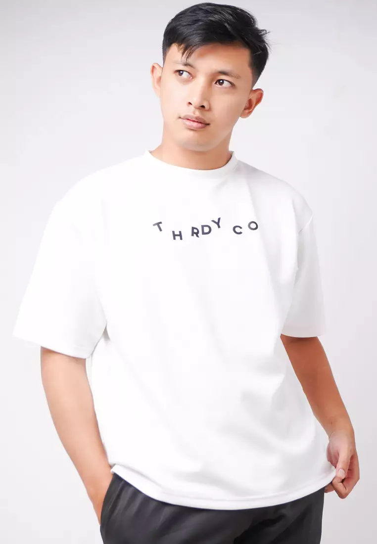 MTK74 Kaos Oversize Distro Pria THRDYCO Dance Putih
