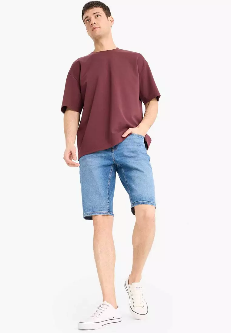 Denim Bermuda Shorts