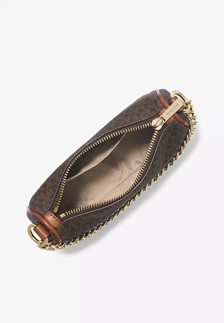 Carmela Small Signature Logo Convertible Crossbody Bag