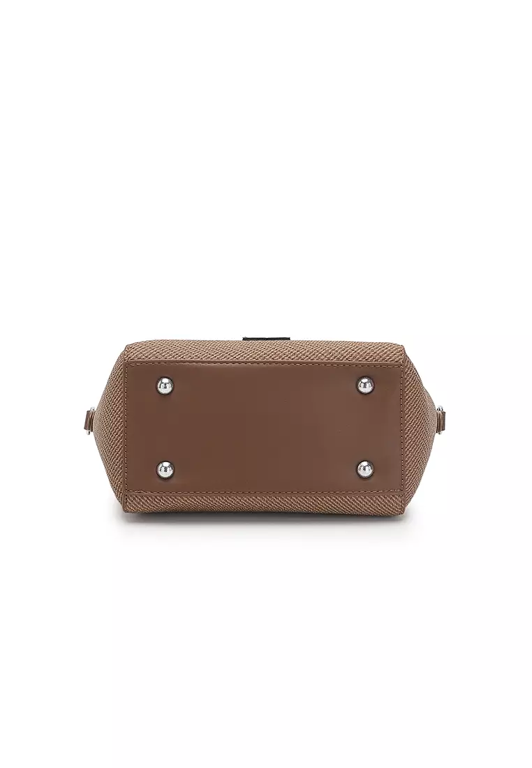 Women's Top Handle Bag / Sling Bag / Crossbody Bag / Shoulder Bag - Brown