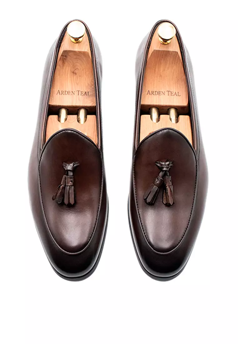Esquel Walnut Belgian Tassel Loafer