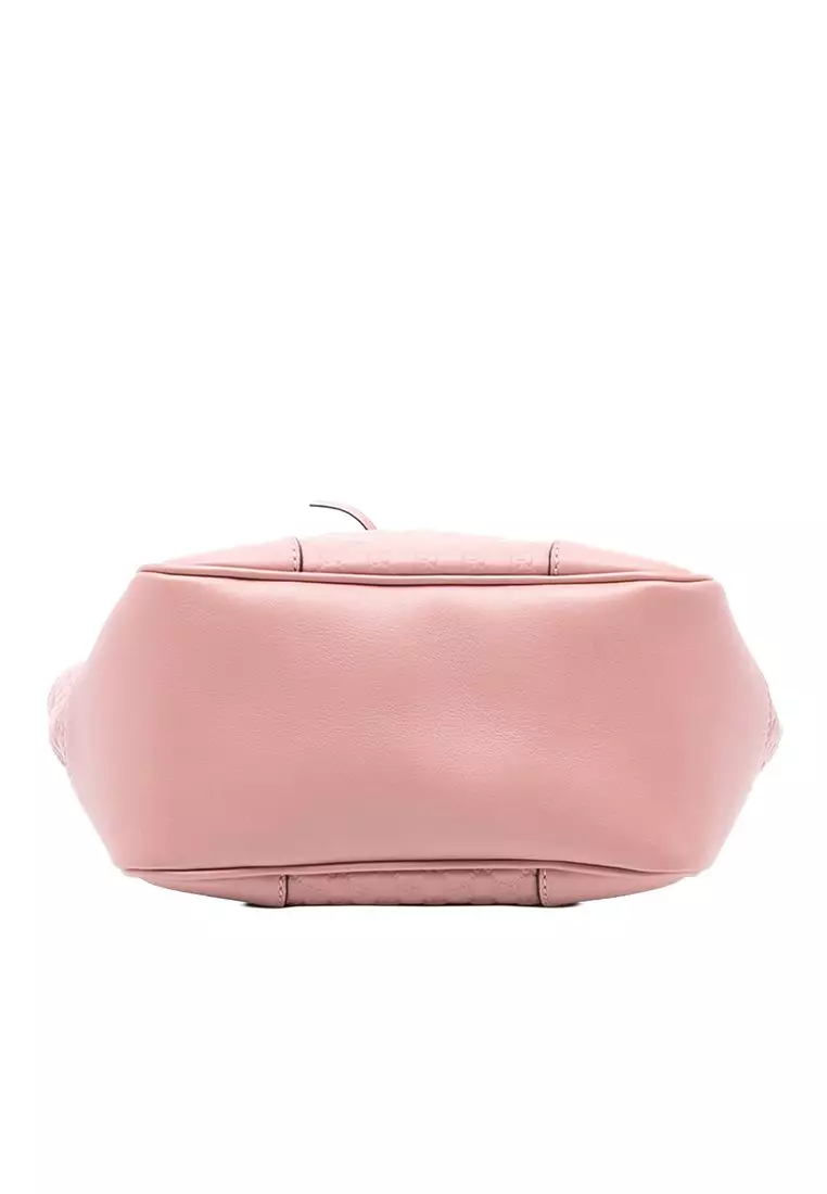 Pre-Loved Gucci Small Microguccissima Bree Satchel