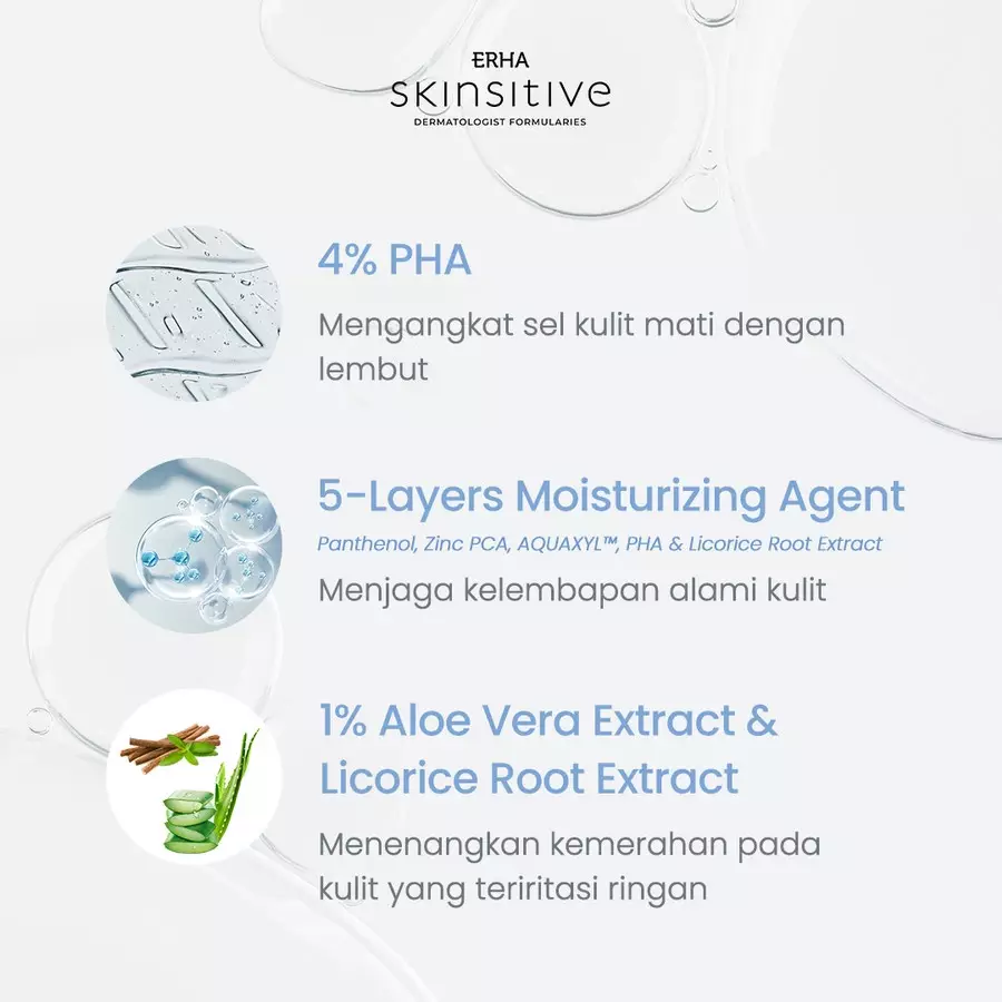 ERHA Twinpack Skinsitive Facial Wash 80g - Sabun Wajah Sensitif & Aman Untuk Semua Jenis Kulit