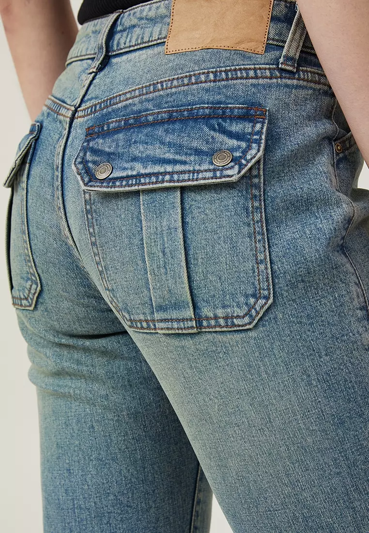 Stretch Bootcut Flare Jeans Asia Fit