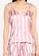 MISSGUIDED pink Tie Strap Cami Top & Shorts Pyjama Set 4D227AA7635478GS_3