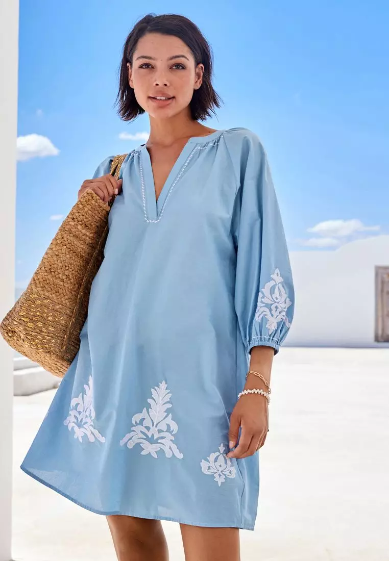 NEXT Embroidered 100 Cotton Cover Up 2024 Buy NEXT Online