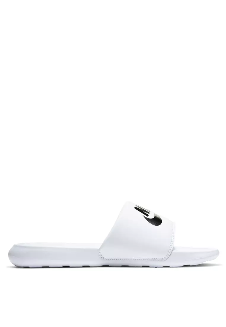 Nike sliders 2024 men white