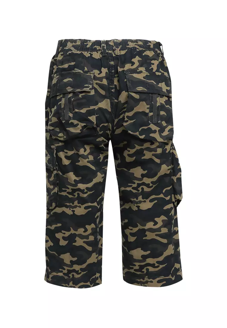 Celana Bermuda Loreng