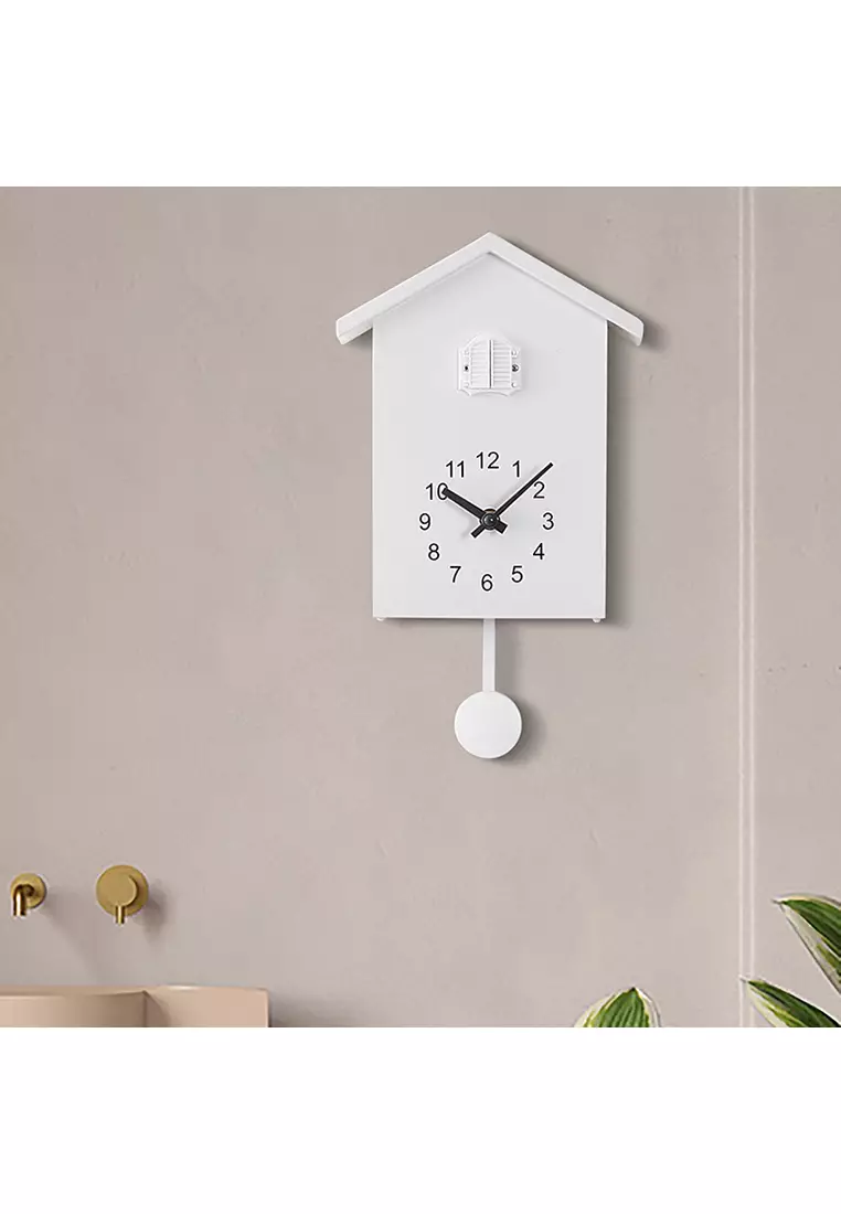Buy FUNKY.sg Wall Cuckoo Cuckoo Clock. muji Birdhouse Clock Minimalist